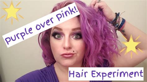 Purple Over Pink With Arctic Fox Hair Experiment Youtube