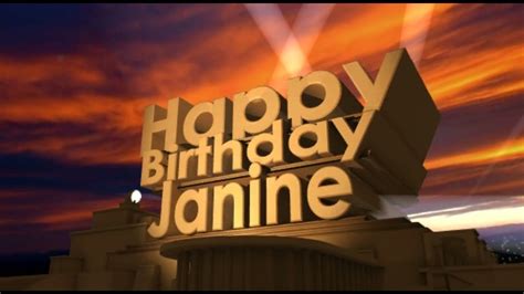 Happy Birthday Janine Youtube