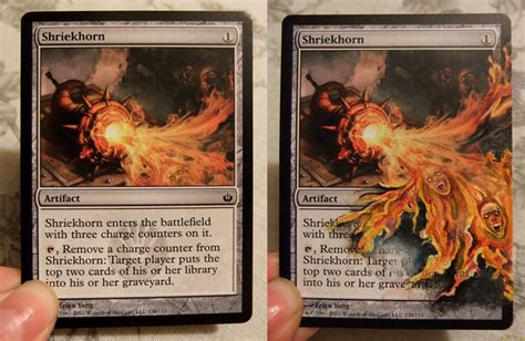 Custom handmade 2017 heroes of the realm proxies made from real magic the gathering card with many different alternated arts available for purchase. Shriekhorn MTG custom repaint by tavington on DeviantArt