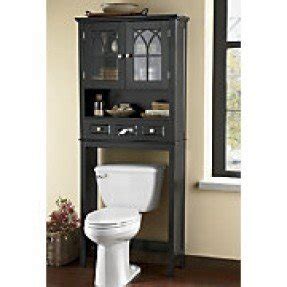 Three shelf black space saver for bathroo. Black Bathroom Space Saver Over Toilet - Foter
