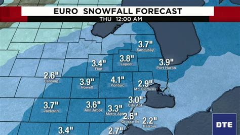 Metro Detroit Weather Forecast For Feb 26 27 2020 Snow Update