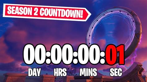 Fortnite Chapter 4 Season 2 Countdown Timer Live🔴 247 How Long Is