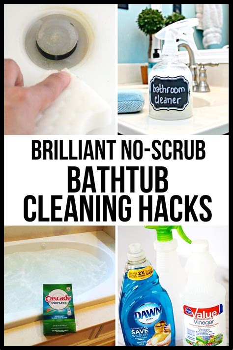 13 simple bathtub cleaning tips for totally gunky tubs