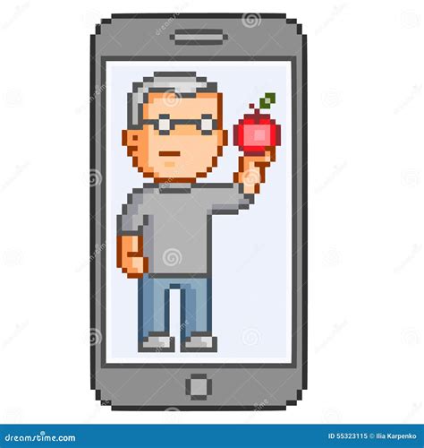 Vector Pixel Art Smart Phones Stock Vector Illustration Of Game