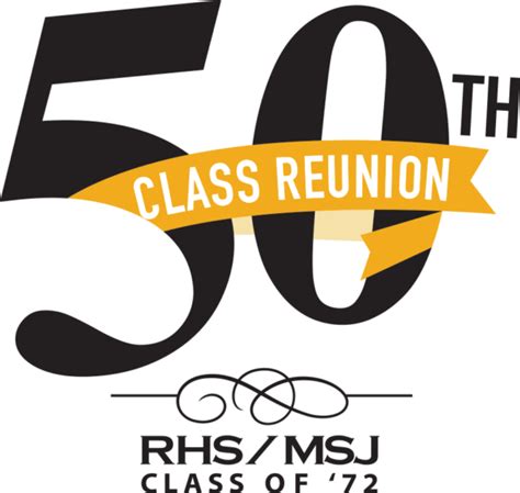 50threunionlogocolor Rhs And Msj 50th Class Reunion