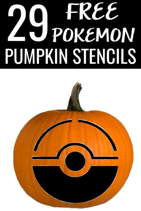 Pokemon Jack O Lantern Pumpkin Carving Patterns Including Gengar