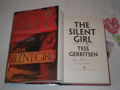 The Silent Girl Signed By Gerritsen Tess New Hardcover 2011 1st Signed By Authors