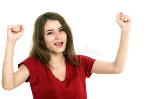 Happy Young Woman Stock Photo Image Of Portrait Successful 42393028