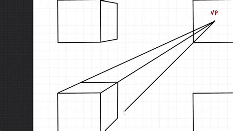 One Point Perspective Boxes Youtube