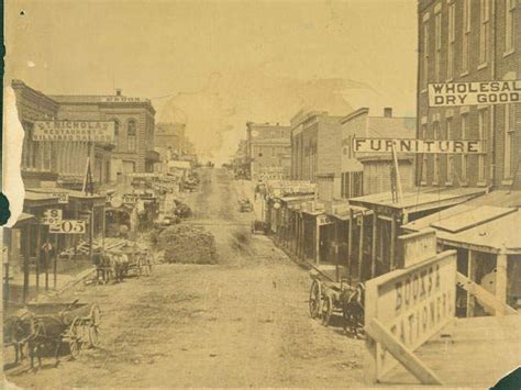 Main Street In Kansas City Back In The 1800s Kansas Photos Kansas