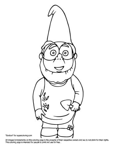 Paris from Gnomeo and Juliet coloring page Free Printable Coloring Pages