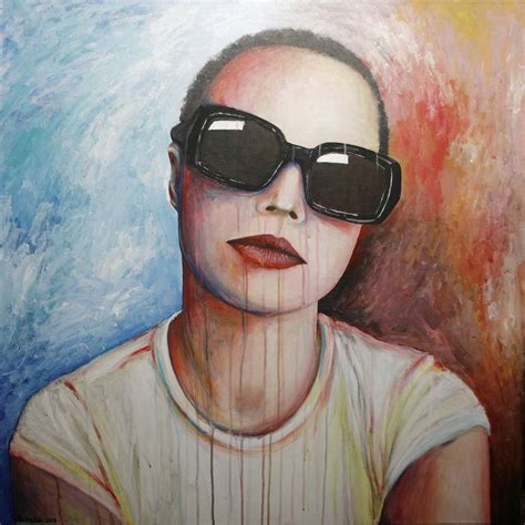 Portrait Of My Wife Painting By Sergei Pechalin Saatchi Art