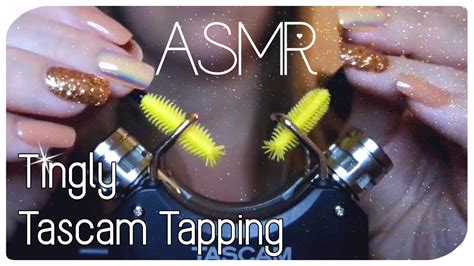 ASMR Tingly Tascam Mic Exploration Tapping Scratching Triggers For