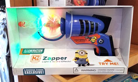 Despicable Me Universal Studios Parks Toy Zapper Gun Hedgehogs Corner