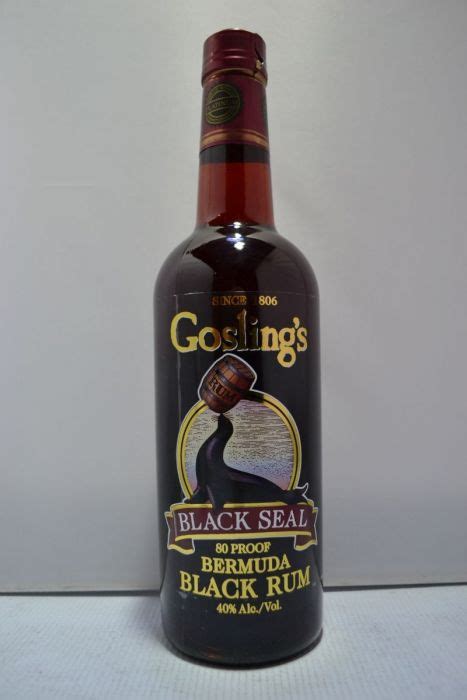 Goslings Black Seal Rum Bermuda Caribbean 750ml Liquor Store Online