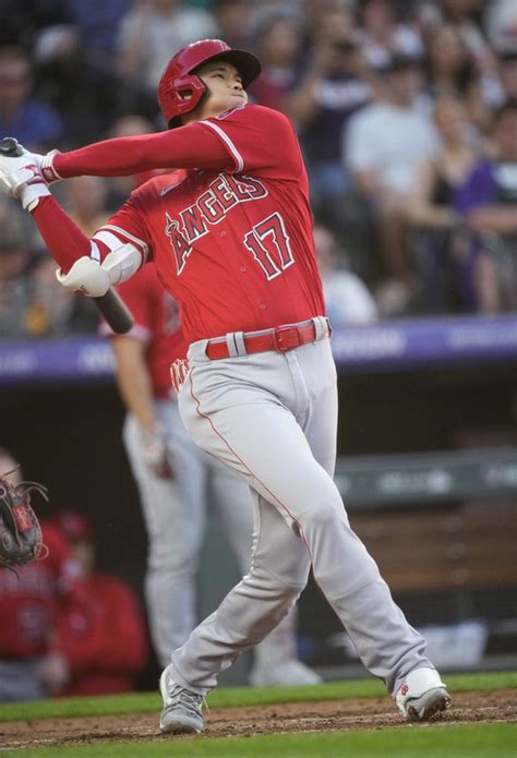 Mlb Shohei Ohtani Hits 25th Homer Goes Back To Back With Mike Trout