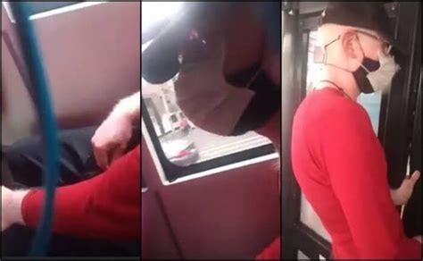 mujer graba a hombre masturbándose junto a ella en el metro