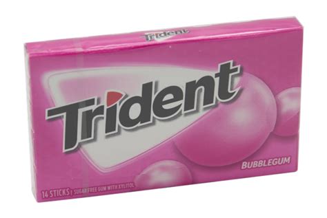 Trident Bubblegum Sugar Free Gum With Xylitol Hy Vee Aisles Online