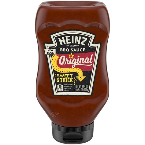 Heinz Sweet And Thick Classic Style Bbq Sauce 214 Oz Bottles Pack Of 6