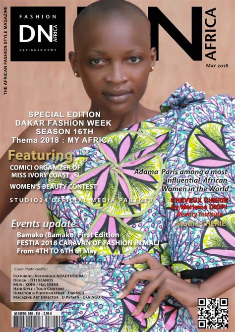 African Fashion Style Magazine VÉronique Ndadenouba BÉnÉdicte May