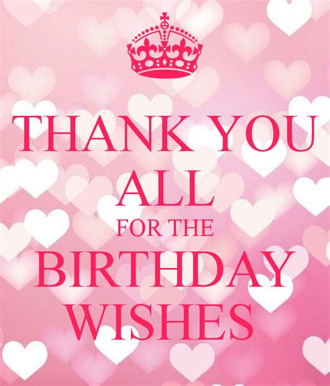 On that special day, you usually have family and friends showering you with lots of beautiful birthday wishes. Pin by Tammy Reuer Goschinski on Birthday wishes | Thanks for birthday wishes, Birthday quotes ...