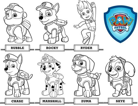 pin de konpanya kartoons en paw patrol patrulla canina para colorear colorear patrulla canina