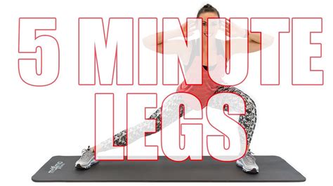 5 Minute Leg Workout Youtube
