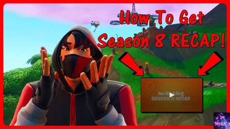 How To Get A Season 8 Recap Video Email Fortnite Battle Royale