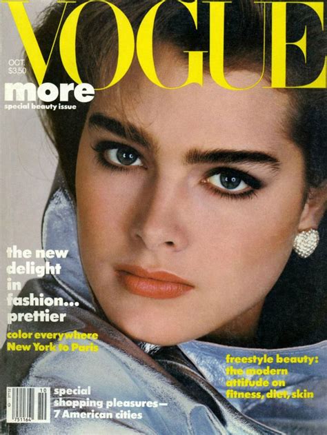Brooke Shields Throughout The Years In Vogue Vogue Us Best Covers