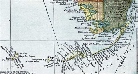 Map Of Monroe County Florida 1910
