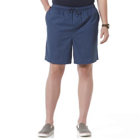Basic Editions Mens Big And Tall Comfort Waist Shorts