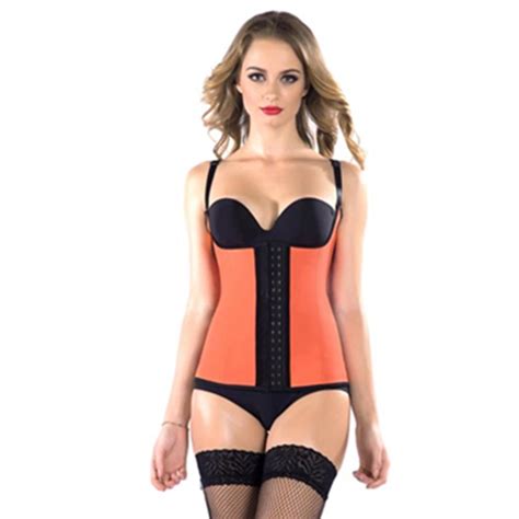 Xs Xxxl Hot Vest Strap Sexy Latex Waist Cinchers In Shaper Woman Waist Trainer Corsets Bustiers