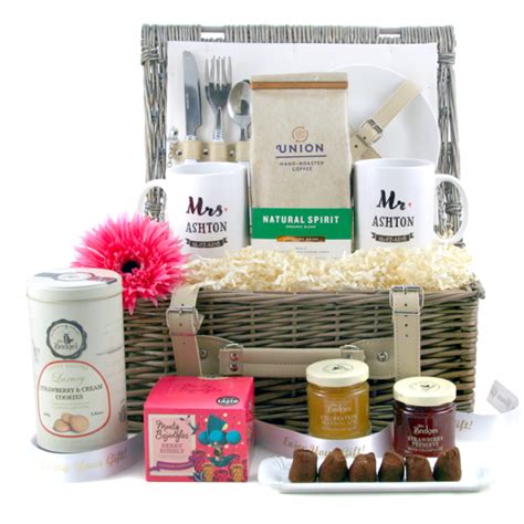 Wedding Hamper With Mr And Mrs T Mugs