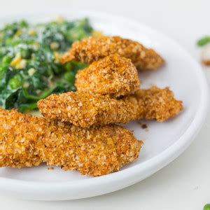 In a third shallow bowl, combine panko. Panko-Crusted Oven-"Fried" Chicken - Cook Smarts