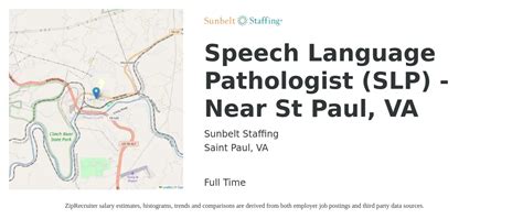 Sunbelt Staffing Speech Language Pathologist Job Saint Paul