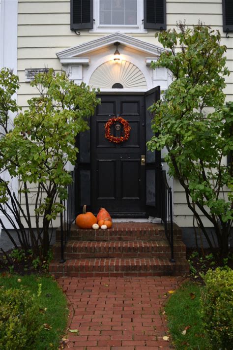 Halloween Decorations Outside Tour Of Fall Porches Nesting With Grace