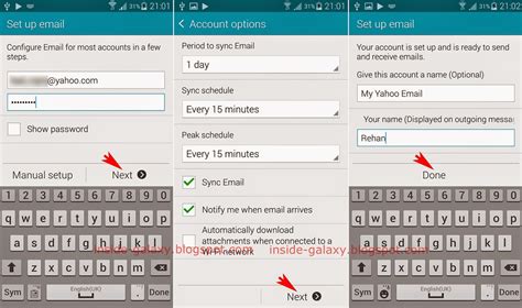 Inside Galaxy Samsung Galaxy S5 How To Add An Email Account To The