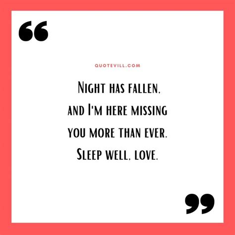 60 Touching Good Night Miss You Quotes For Loved One