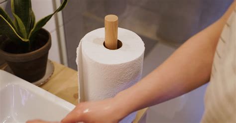 Drying Hands With Paper Towels After Washing · Free Stock Video