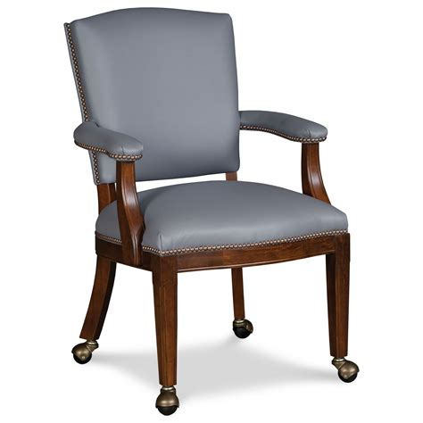 Fairfield Chairs Upholstered Exposed Wood Chair With Nailhead Trim And