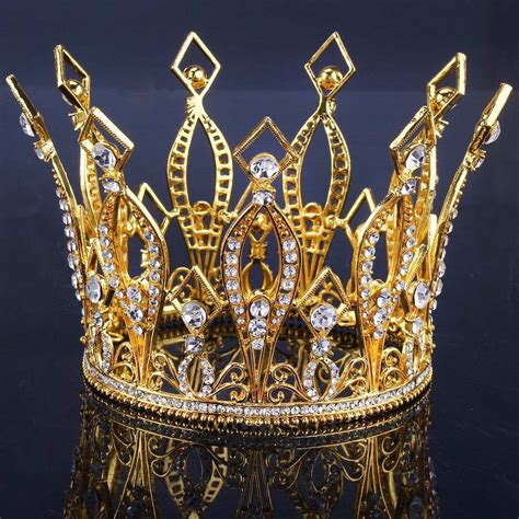 Corona Para Rey Reina Xv Cristal Swarovski Tiara Princesa En Mercado Libre