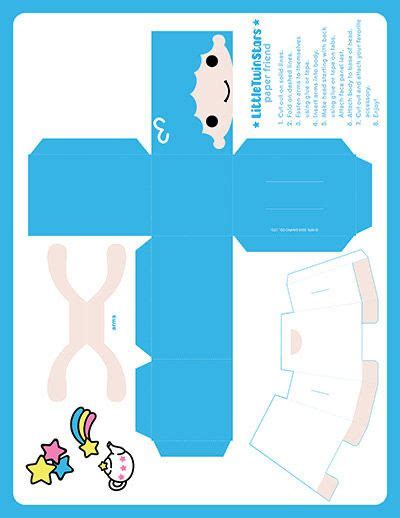 ♡サンリオ♡ Paper Toys Template Hello Kitty Printables Hello Kitty Crafts