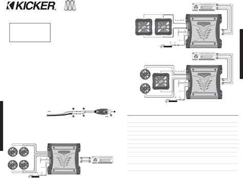 The following diagrams are the most popular wiring configurations when using dual voice coil woofers. Single Kicker Wiring Diagram - Wiring Diagram Schemas