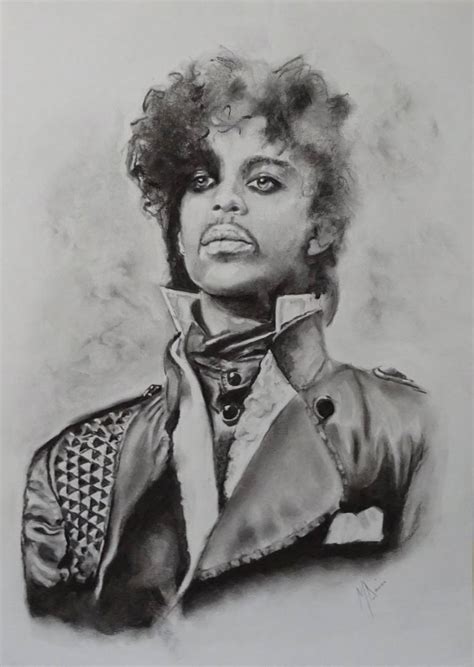 Prince The Artist Drawing By Mel Davies Saatchi Art