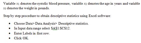 Answered The Systolic Blood Pressure Of Bartleby