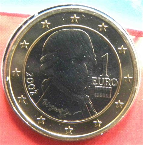 Austria 1 Euro Coin 2002 Euro Coinstv The Online Eurocoins Catalogue