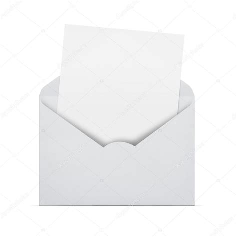 Blank Letter In An Envelope — Stock Photo © Rangizzz 22516507