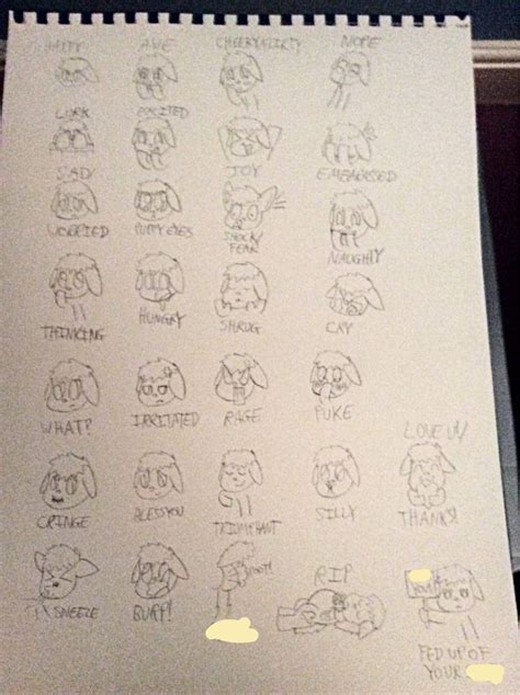 My Art Floppy Pony Oc Expressions Sheet Role Playing Guild Amino
