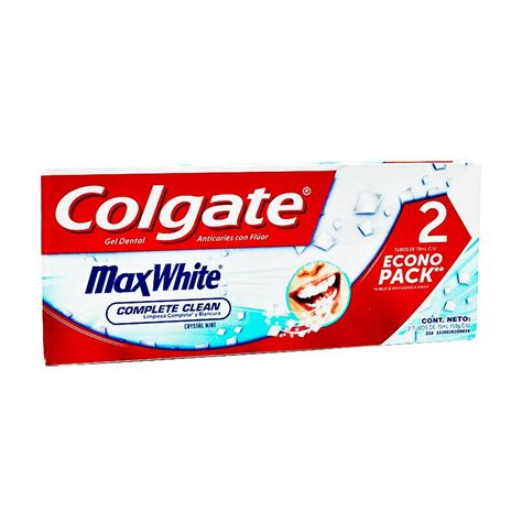 Crema Dental Colgate Max White Tubo Ml Pack Unid