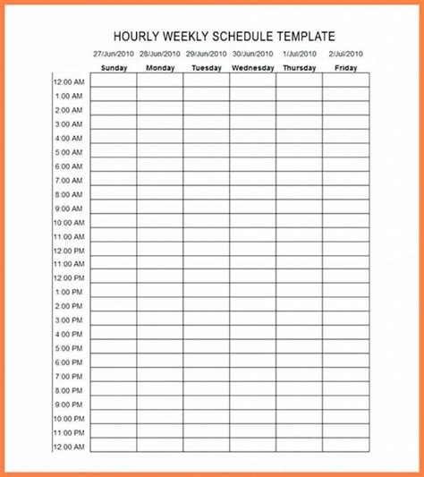 Create Your Daily Hourly Calendar Printable Get Your Calendar Printable